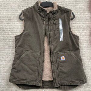 NWT Carhartt Sherpa Lined Vest